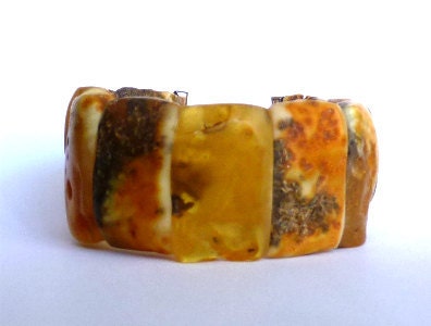 Baltic Amber Raw Unpolished Bracelet 8 inch