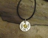 GIRL ON FIRE - Hunger Games Necklace - Katniss Jewelry