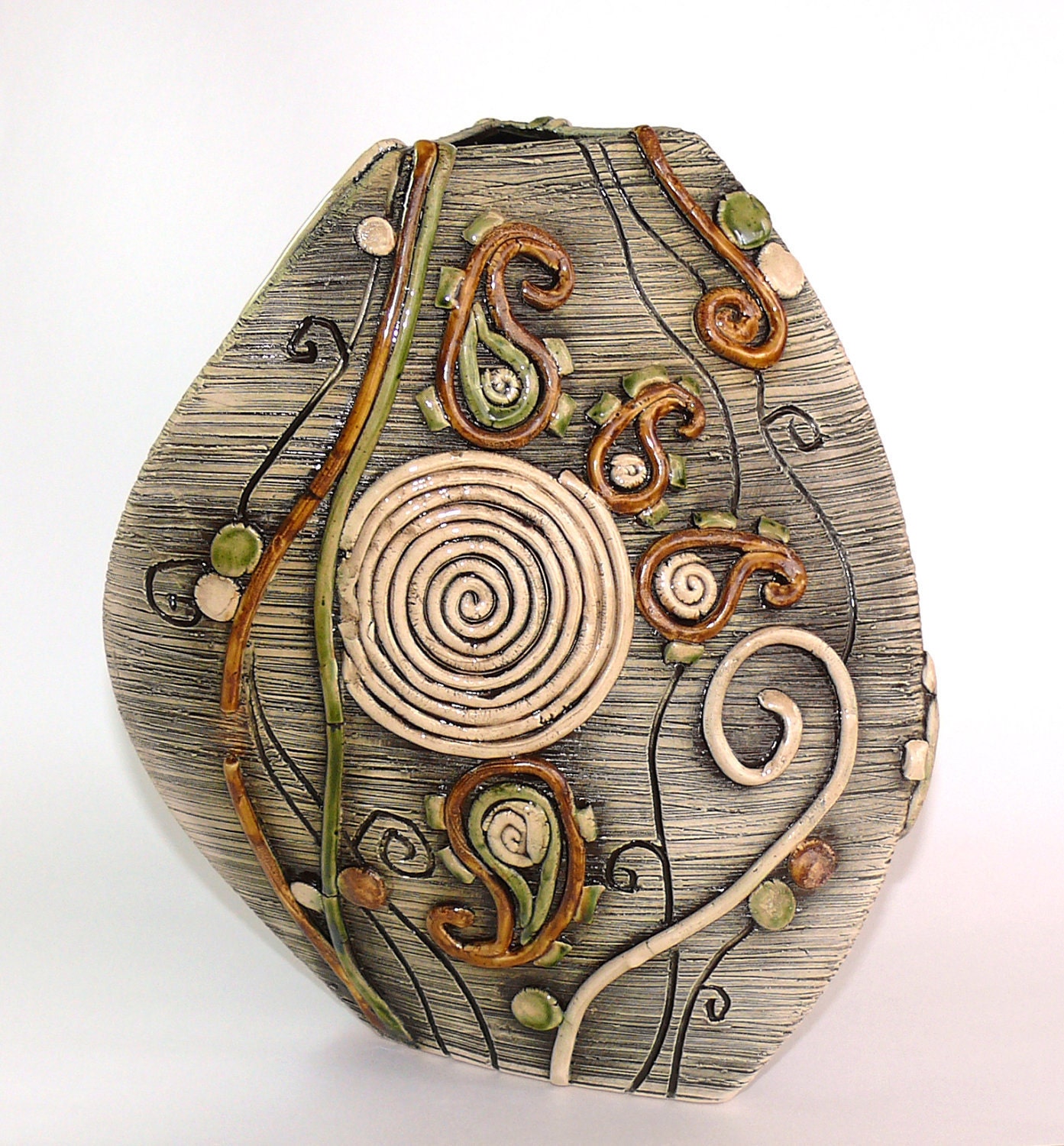 Ceramic vase "Sea Fantasy"