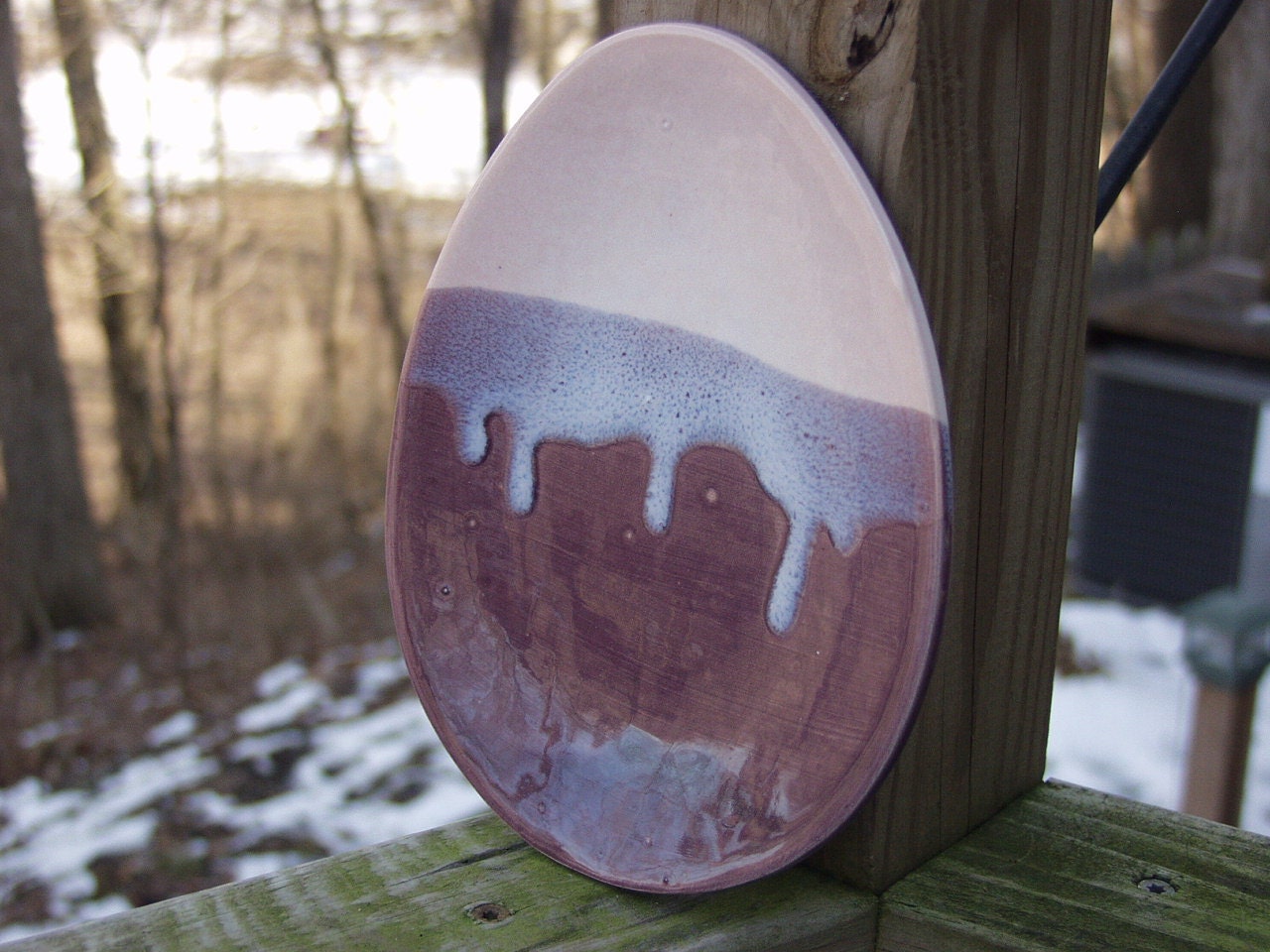 Easter Egg Candy Dish Serving Appetizer Plate Pastel