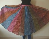 Women Maxi Skirt Long multicoloured Gypsy Clothing Summer wear Beachwear hippie style