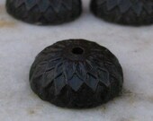 Acorn Bead Cap Bronze Jewelry Finding 902 - 12 pieces