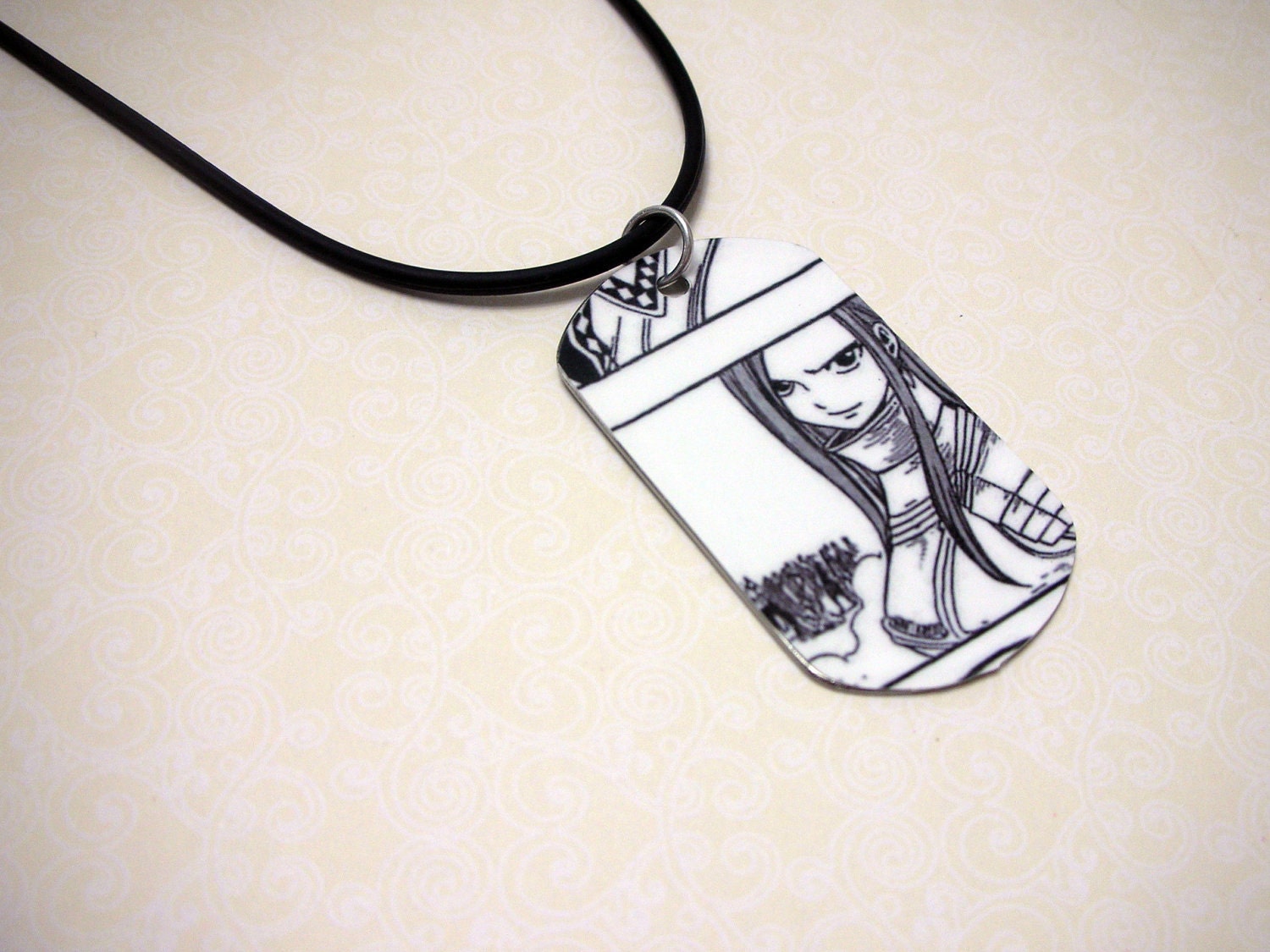 Fairy Tail Manga Dog Tag Necklace Original Geekery  FREE USA SHIPPING