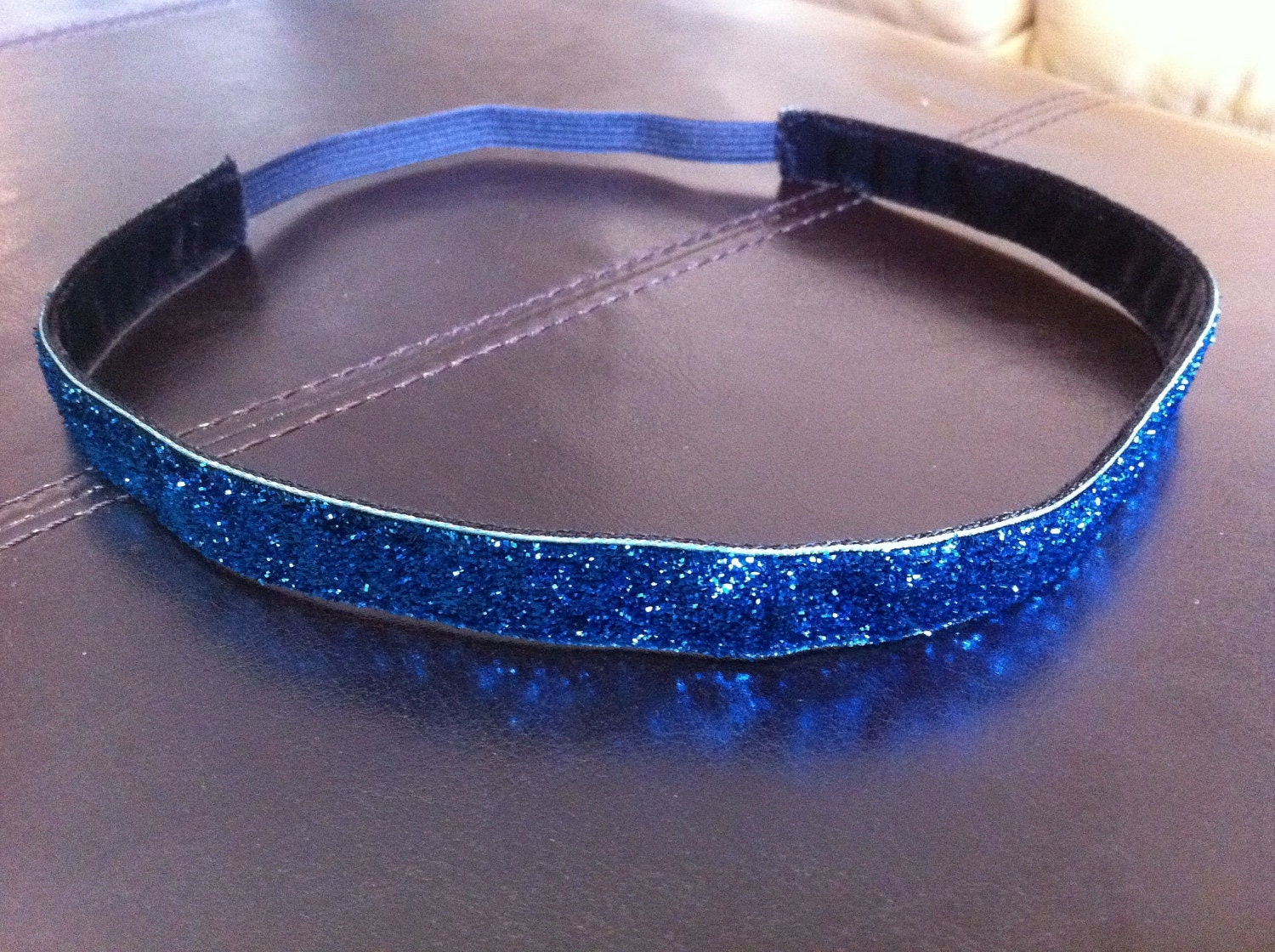 Peacock Sparkle Headband (5/8" wide)