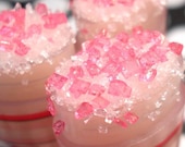 Pink Sugared Lemonade Sugary Lip Scrub - Handmade Exfoliating Sugar Lip Scrub
