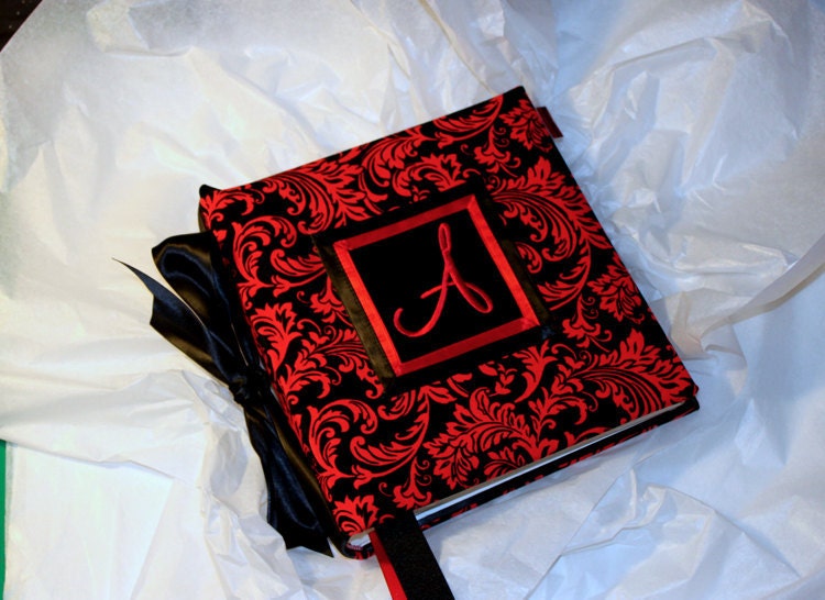 Your choice of Monogrammed Recipe Album With 60 Custom Recipe cards and File tabs