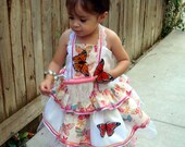 Pageant summer Butterfly Summer casual wear custom 6m 12m 18m 2 3 4 5 6 78 9 10 yrs belginboutique.com