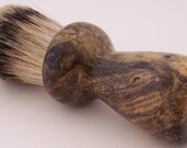 Buckeye Burl Wood 30mm Silvertip Badger Shaving Brush (Handmade in USA)