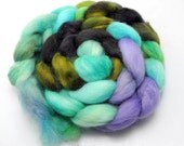 Carnivale on alpaca top -- (hand dyed roving)