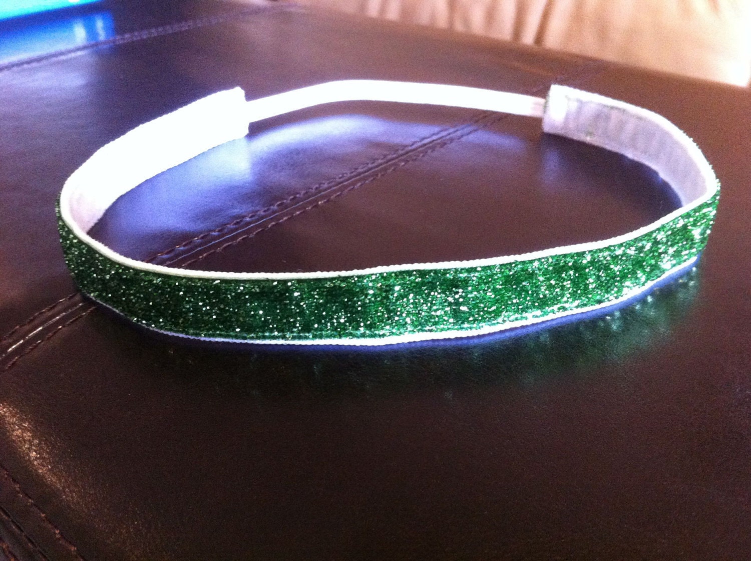 Grass Sparkle Headband (5/8" wide)