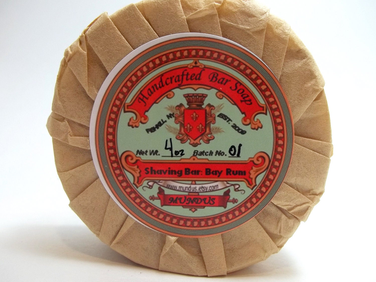 Bay Rum - Tallow & Lanolin Shaving Soap