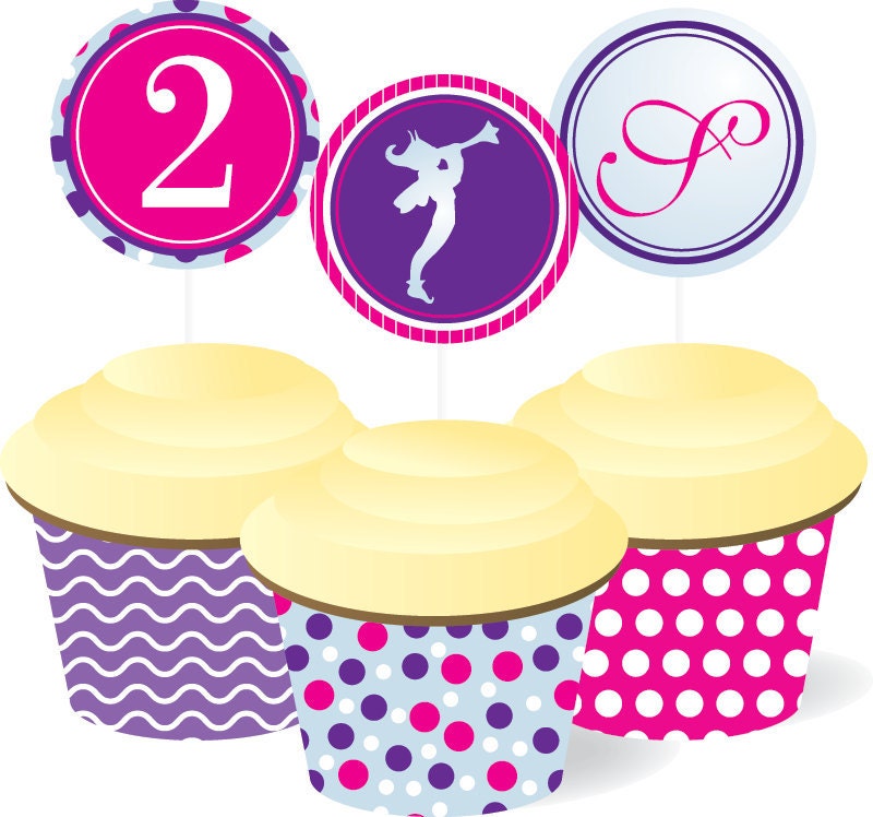 Fairy Birthday Party Cupcake Package