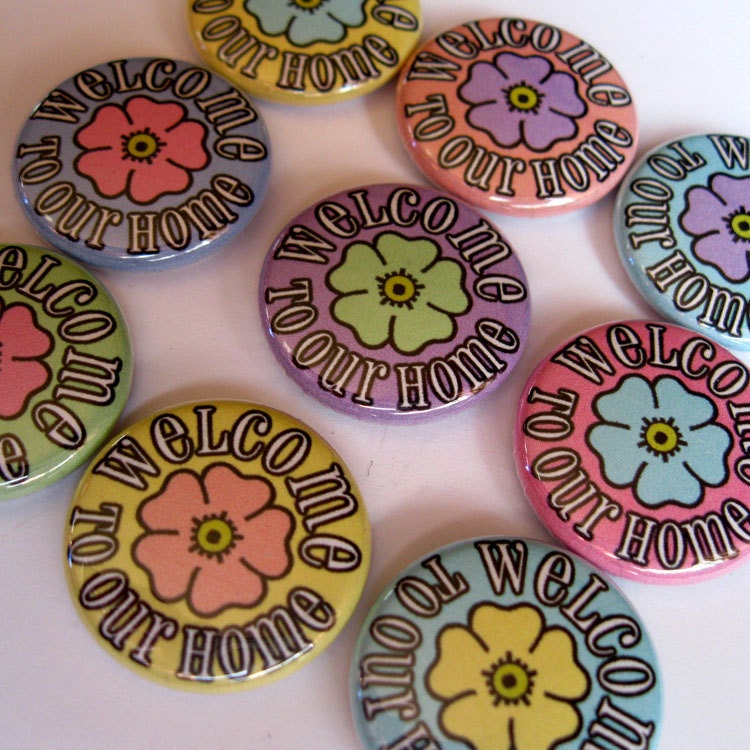Welcome to Our Home Housewarming Pins - Set of 25