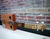 Ukulele - Cigar box and upcycled Skateboard - Handmade - Tenor Size-Ready to Ship