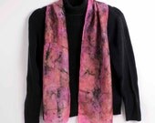 Hand painted silk scarf: Venetian Festival