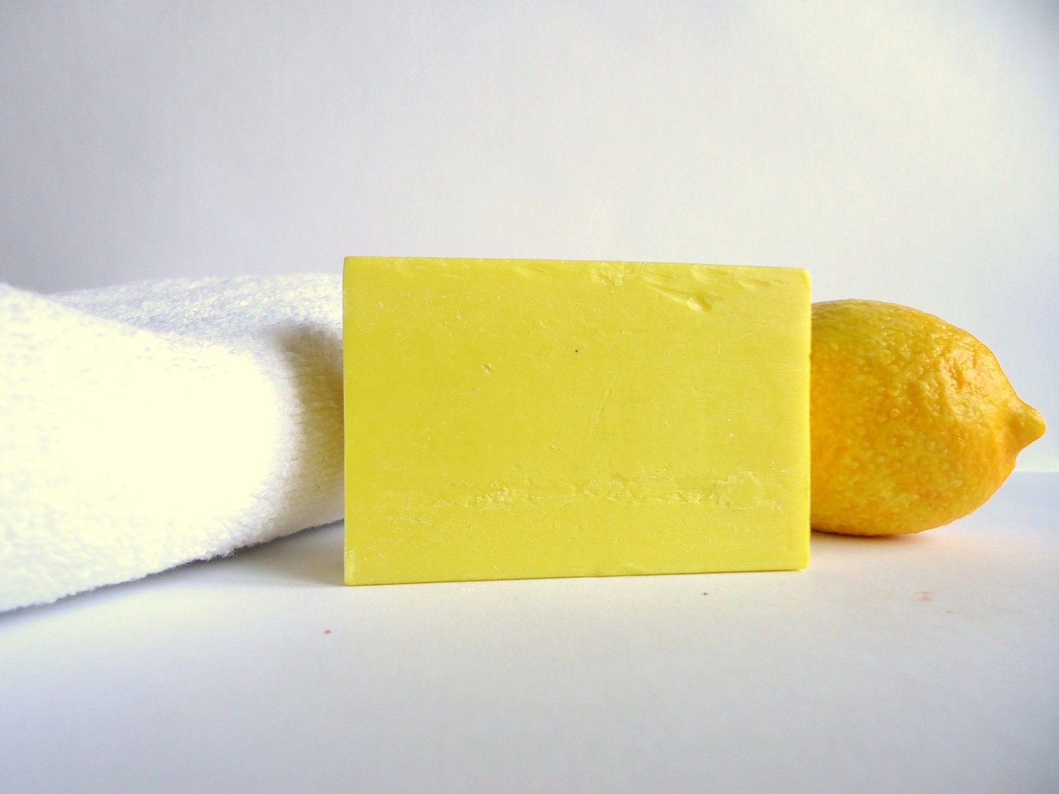 Lemon Soap with Olive Oil, Handmade, Natural - SoapsbyNaturalBeauty