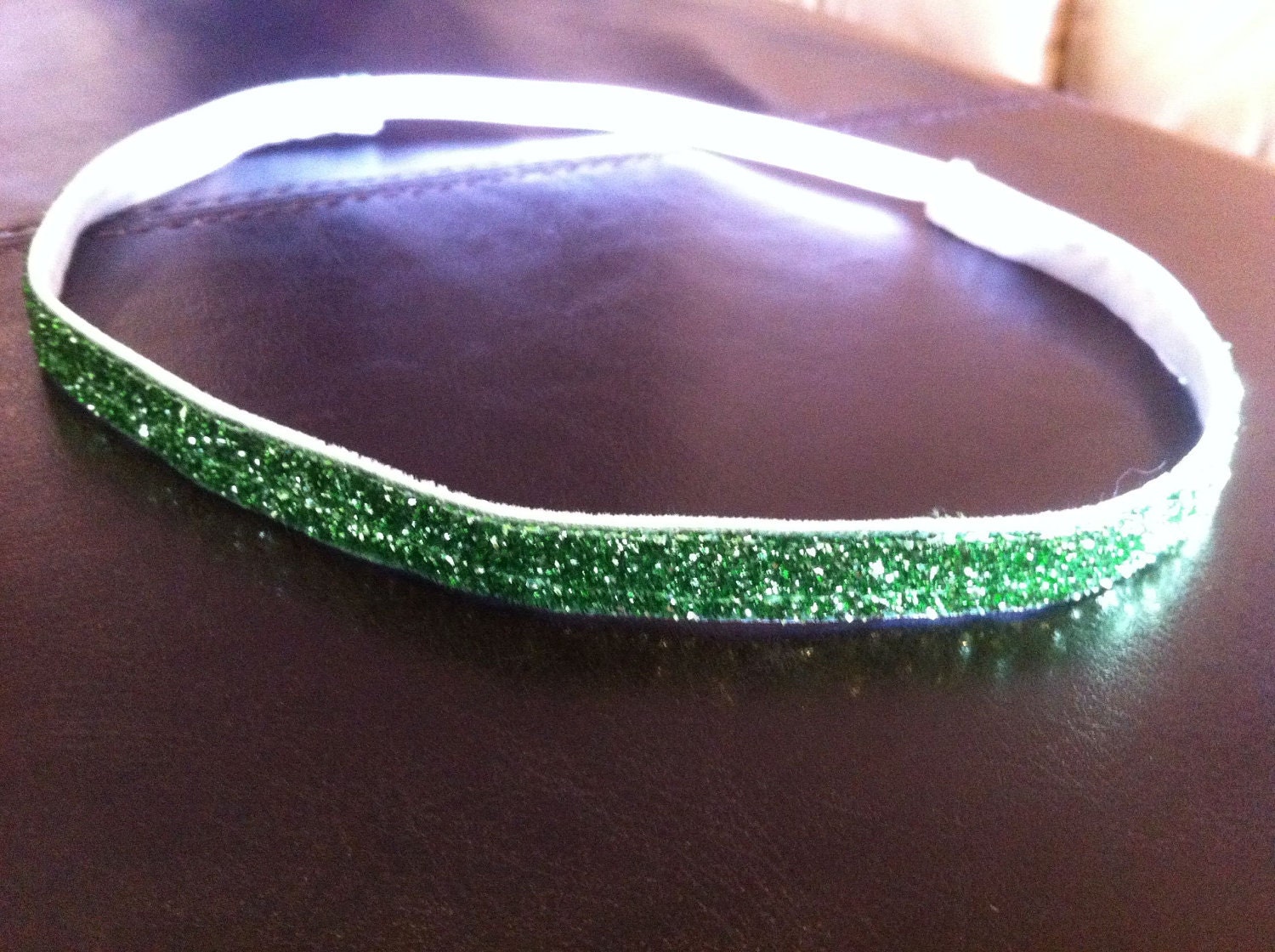 Grass Sparkle Headband (3/8" wide)