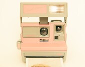 Polaroid camera photo, vintage camera, pastel, pink, neutrals, modern home decor, hipster, Polaroid love, pale pink - Pink Pola Love 8x8 - bomobob Polaroid camera photo, vintage camera, pastel, pink, neutrals, modern home decor, hipster, Polaroid love, pale pink - Pink Pola Love 8x8 - bomobob