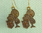 New Orleans Saints Gold Player Earrings