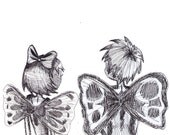 Taking Off Together 8x10 Cadouxdle Sketch