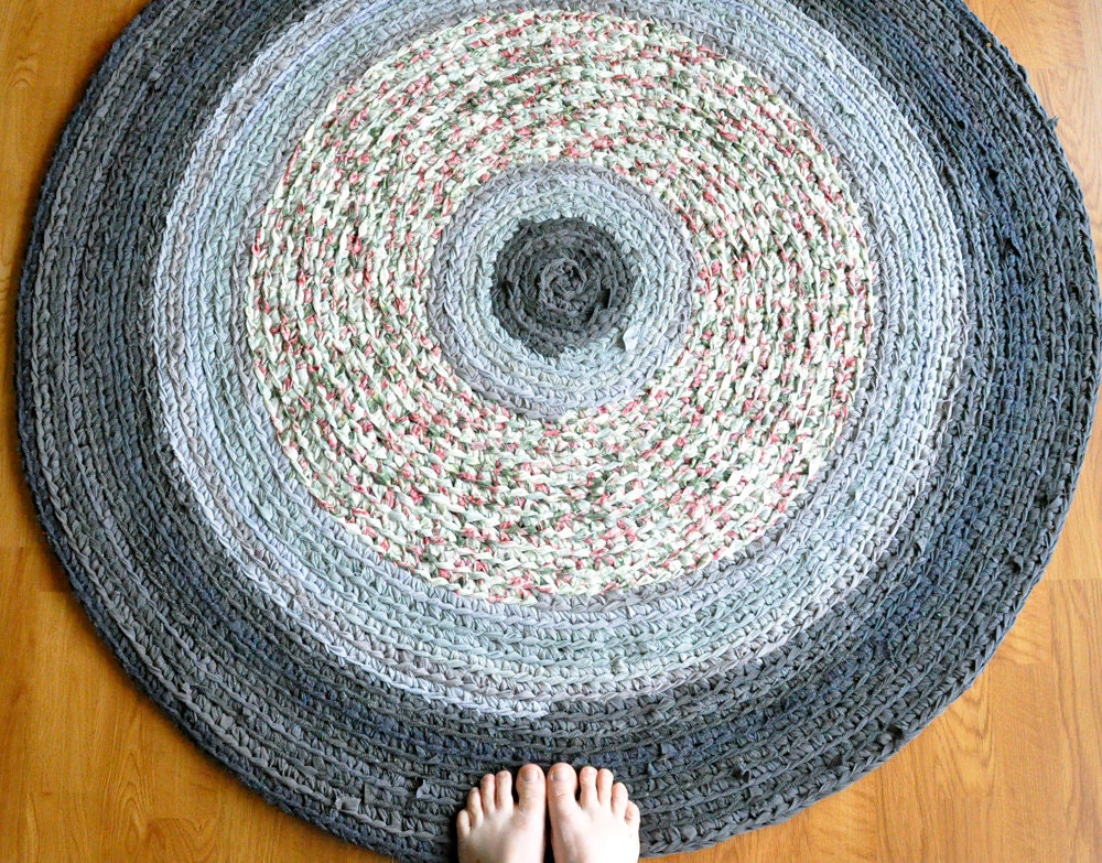 Rag Rug Custom Made for You in Your Colors - 4 feet