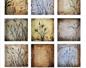 9 Original Sculptural super 3,7" thick unique Textured glossy finish original Paintings from JOLINA ANTHONY  signet