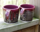 Mugs Coffee Tea Hot chocolate Mug Set of 2 Bing Cherry Ready to Ship