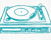 record player / turquoise