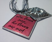 He Loves Me, He Loves Me Not Necklace