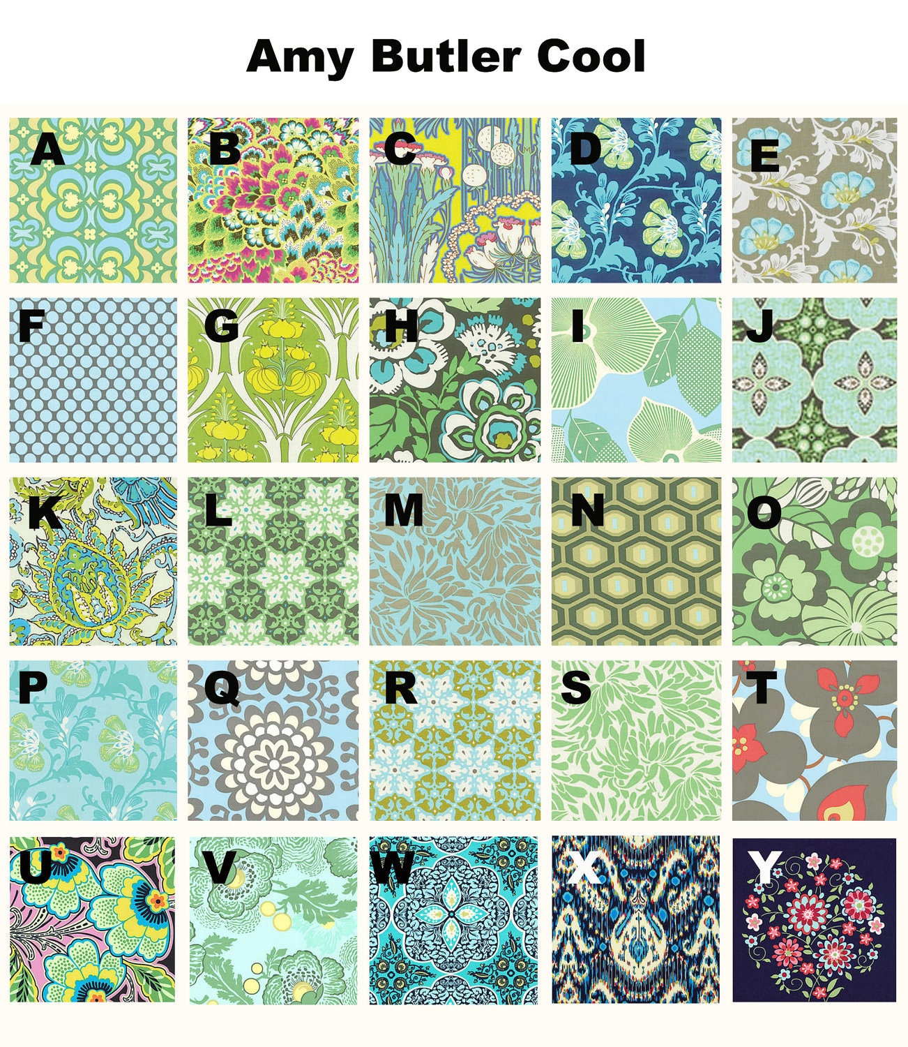 Pick your fabric - custom wet bags - five pallets to chose from
