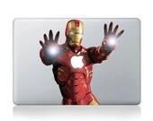 Iron Man -- Mac Decal Macbook Stickers Macbook Decals Apple Decal for Macbook Pro / Macbook Air / iPad / iPad2/iPad3