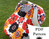 Fitted Car Seat Canopy with Peek-a-Boo Window PDF PATTERN/TUTORIAL