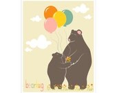Bear Hug 11x14 inch Poster Print