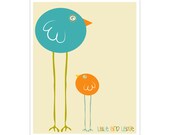 Little and Large 8x10 inch print by Finny and Zook