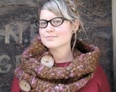 Knitting PDF cowl pattern - Colossal Cowl