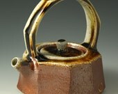 Small Soda Fired Stoneware Teapot -- cp-tp-64