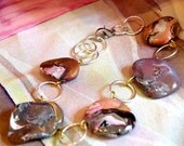 Pretty faux stones bracelet.