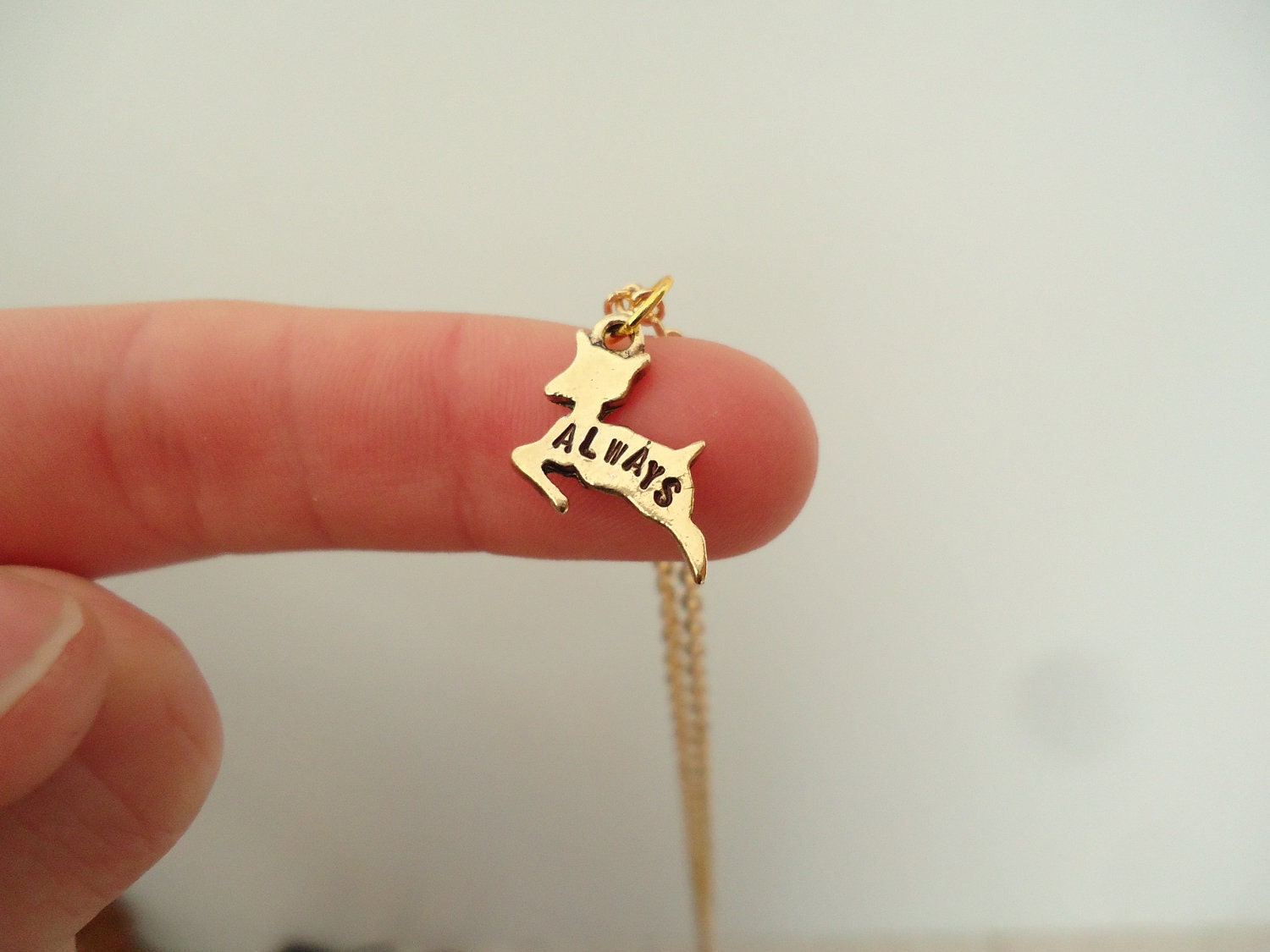 Severus Snape "Always" Doe Patronus Necklace - Harry Potter & The Deathly Hallows Inspired Geekery
