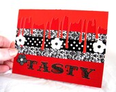 Vampire Greeting card Tasty Blank Gothic by Vampiregothchick Goth Dark Romantic