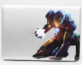 Iron Man - Mac Decal Macbook Stickers Macbook Decals Apple Decal for Macbook Pro / Macbook Air / iPad /  iPad2 / iPad3 / iPhone