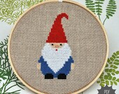 Gnome Cross Stitch Pattern Download, sent by email