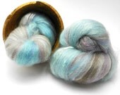 Carded Batt  -- BFL and Seacell - 2.8 oz