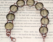 Harry Potter Recycled Book Bracelet - RESERVED for A Spark for RCC Benefit Auction