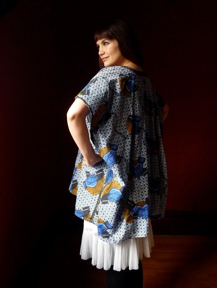 Party Line - 1980's Short Vintage Kaftan