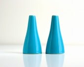 Vintage Aqua Blue Heaven Salt and Pepper Shakers - WiseApple