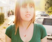 Paint the Roses Red- Handmade Necklace