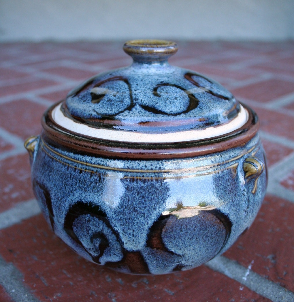 Starry Night Covered Jar - muddyfingers