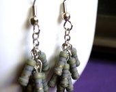 Resistor Cluster Earrings in Grey - Handmade Geekery Geek Chic Jewelry