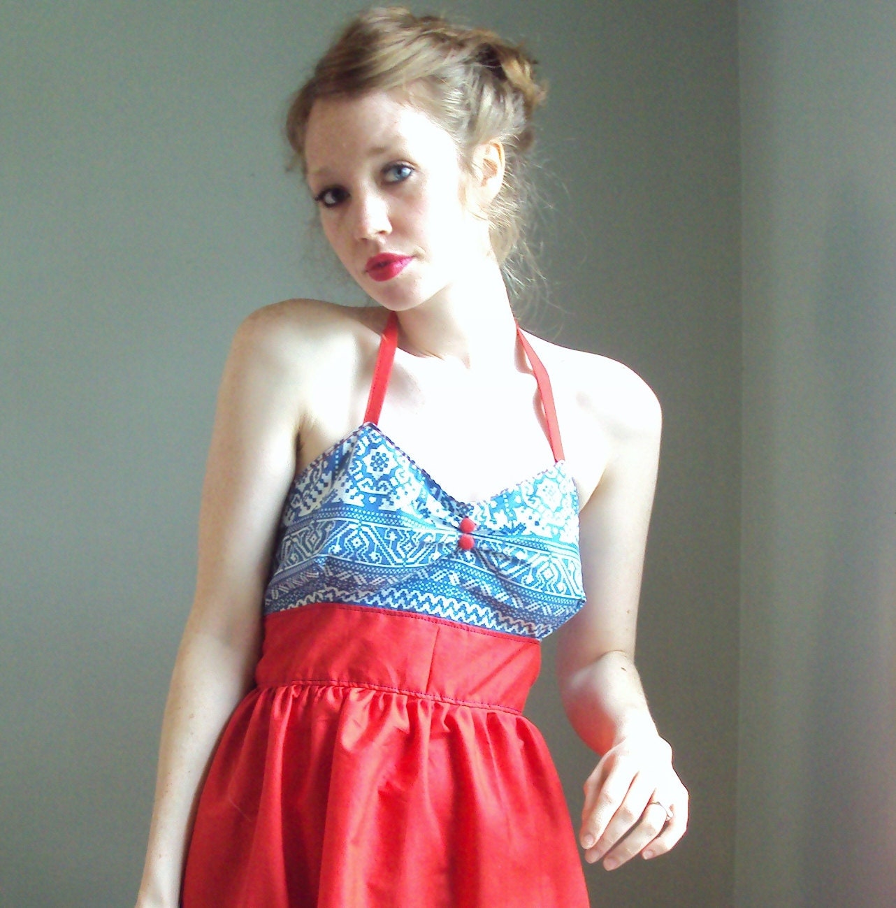 The Folksy Love Shorty Sundress