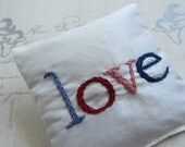 Lavender Sachet Hand Embroidered by Dolce Dreams